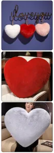 Soft mink velvet heart-shaped plush pillow and cute keychain charm for cozy home decor.