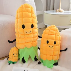 Lindo Juguete de Peluche en Forma de Verdura Simulación Calabaza Invierno Zanahoria Maíz Muñeca Rellena Suave Cojín Regalo