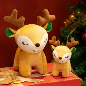 Weihnachten Pluesch Rentier Spielzeug Set weiche Stofftiere Urlaubsgeschenk Dekoration