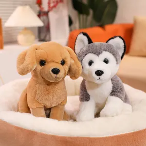 Niedlich Simulation Hund Plüschtier Kuscheltier Husky Golden Retriever Tier Puppe