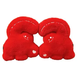 Cute giant heart plush pillow couple soft cushion sofa backrest toy home decor gift