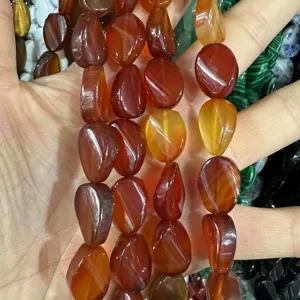 Perle di pietra d'agata naturale per gioielli