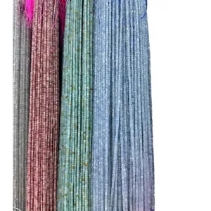 2,5 mm facettierte quadratische Natursteinperlen für DIY-Schmuckherstellung Zubehör
