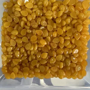 Hochwertige gelbe birnenförmige Naturstein-Cabochons für DIY-Schmuckherstellung