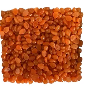 Natürliche orangefarbene Tigerauge-Tropfen-Cabochons 5x7mm für DIY-Schmuckherstellungszubehör