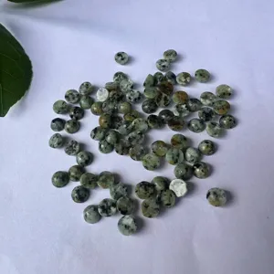 Runde afrikanische Türkis Naturstein Cabochons für die DIY-Schmuckherstellung geeignet