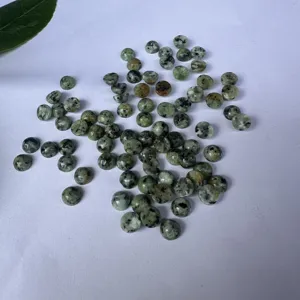 Natürliche afrikanische Türkis Cabochons mit flacher Rückseite für DIY Schmuck