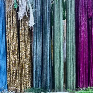 Assorted 2x2mm natural stone tube beads strands for DIY jewelry making and craft supplies