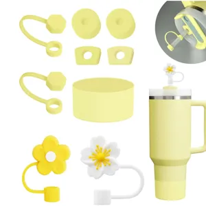 Set di copertura per cannnuccia in silicone tappo antigoccia accessori tazza pro