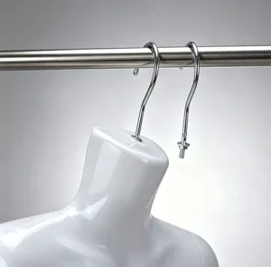 Mannequin hook hardware accessory metal chrome hanger hook screw and nut spare parts display