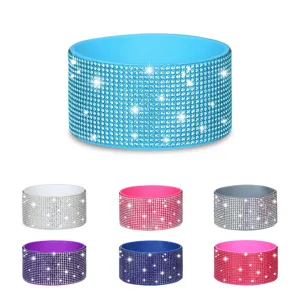 Housse de protection en silicone avec strass scintillants pour tasse Stanley neuf