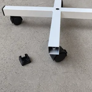 Tappo per tubo quadrato in plastica copritubo terminale per gambe mobili metallo