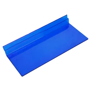 Supporto espositore per scarpe in acrilico trasparente blu staffa per mensola a muro