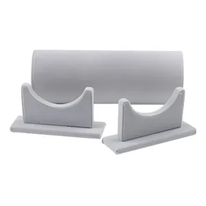 Espositore per Fasce per Capelli in Flanella Supporto Cilindrico Organizer per Gioielli in Velluto per Accessori