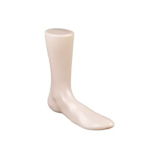 Mannequin de pied en plastique support d'affichage pour chaussures et chaussettes magasin.