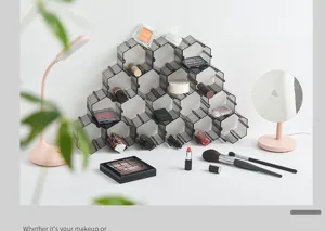 Handige kunststof honingraat lade organizer voor ondergoed sokken en cosmetica detail.