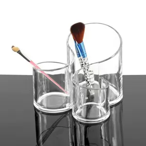 Transparant Acryl Make-up Penseel Houder Organizer voor Bureau Cosmetica Opslag
