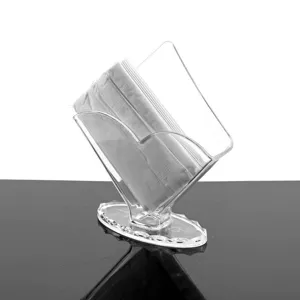 Soportes de Caja de Pañuelos de Acrílico Transparente Dispensador de Servilletas Moderno Minimalista Almacenamiento de Papel para Restaurante Hotel Hogar