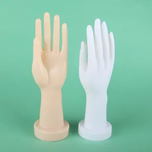 Plastic hand mannequin jewelry display stand for rings bracelets watches gloves holder