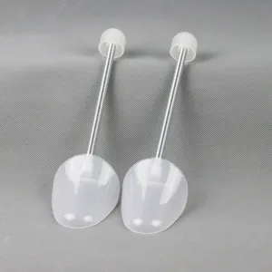 Plastic spring shoe trees for maintaining footwear shape and preventing shoe creases.