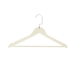 Percha de ropa transparente con purpurina y gancho de metal para tienda y uso diario en hogar.