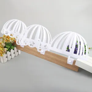 Support de chapeau en plastique blanc pour enfants présentoir en forme de dôme lot de 3