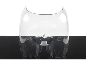 Clear plastic underwear display mannequin form for retail and photography, tabletop lower body stand.