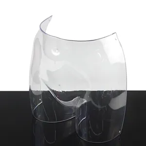 Clear plastic underwear display mannequin form for retail shorts photography tabletop props.