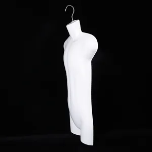 Kids plastic half body mannequin torso hanging display rack for children clothing and swimwear