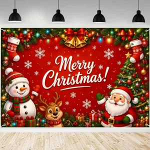 Weihnachten Hintergrundtuch festliche Party Dekoration Banner Fotografie Hintergrund.