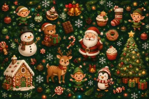 Weihnachten Hintergrundtuch festliche Party Dekoration Kulisse Fotostudio Banner Deko
