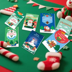 Weihnachtliches Mini Notizbuch Set, süße Cartoon Tagebücher für Schüler und Kinder.