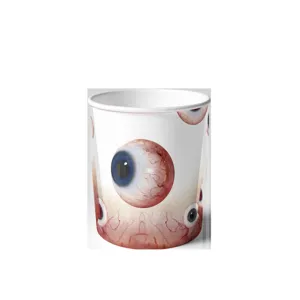Halloween Augen Pappbecher gruselige Party Einwegbecher Tischdeko Partyzubehör Dekoration.
