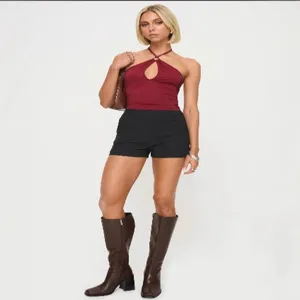 Women sexy solid color halter neck sleeveless backless slim fit summer tank top fashion