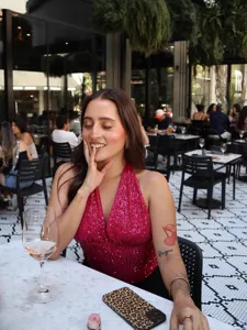 Pink sequin halter v-neck crop top for women, sexy backless sleeveless summer party wear.