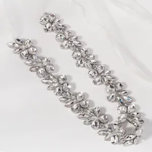 Women Fashion Rhinestone Crystal Waist Belt Bridal Sash Wedding Dress Accessories New