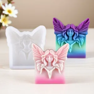 Καλούπι Σιλικόνης Άγγελος Πεταλούδα Έρως για Αρωματοθεραπεία Κερί Σαπούνι Ρητίνη DIY 3D Φτερά Αγγέλου Εργαλείο Διακόσμησης