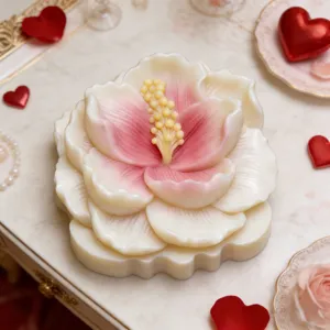 Wunderschöne 3D blühende Blumen Silikonform romantische Heimdeko Geschenk für Fest.