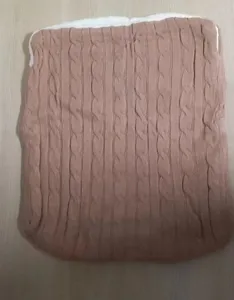 baby strick schlafsack dicke fleece gefuettert kinderwagen fusssack winter decke warm