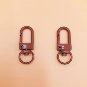 Metal baking paint lobster clasp zinc alloy keychain dog clip snap hook DIY hardware accessories