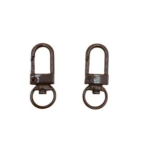 Zinc alloy metal baked paint lobster claw clasps keychains swivel snap hook hardware clips.