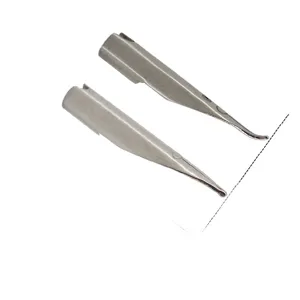 Pennini di ricambio per penna stilografica in acciaio inox, pennini curvi per studenti.