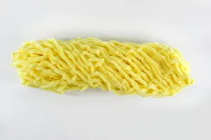 Yellow wavy pipe cleaner detail shot, soft plush chenille stems for DIY craft accessories.