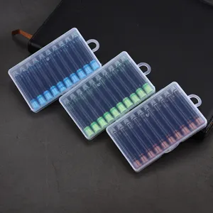 Cartuchos de tinta para pluma estilográfica calibre 3.4 mm recargas de colores en caja papelería.