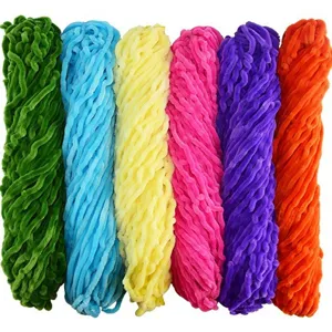 Polyester Chenille Stems Pipe Cleaners Colorful Craft Supplies DIY Handmade Art Supplies For Kids Craft Projects