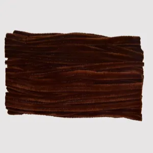 Brown pipe cleaners craft stems fuzzy wire DIY handmade art supplies 100pcs 6mm x 30cm