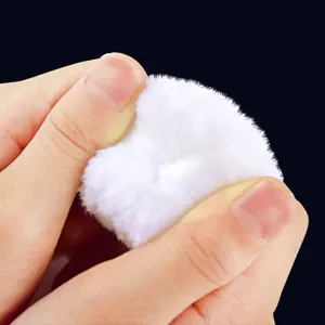 White acrylic pom pom balls 40mm fluffy craft DIY clothing accessories soft material display