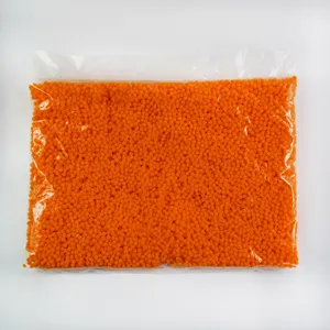3mm orange fluffy pom poms craft balls nylon polyester elastic DIY clothing accessories