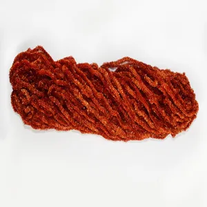 Sparkly metallic chenille stems for DIY crafts, flexible pipe cleaners, detailed view.