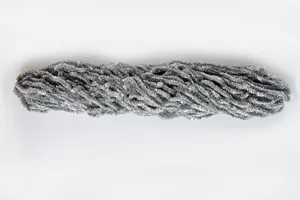 Silver metallic pipe cleaners 9mm tinsel stems for DIY craft art and decoration details.